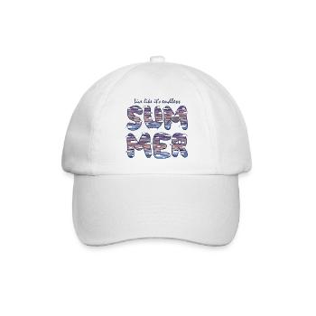 Endless Summer (Schriftzug) - Baseballkappe - Weiß/Weiß - Vorne
