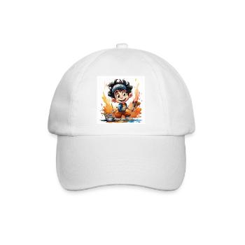 Creative Critique Circle: Kunst-Feedback für Hobbyis - Baseballkappe - Weiß/Weiß - Vorne