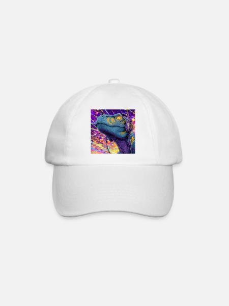 Raptor Rave - Baseballkappe - Weiß/Weiß