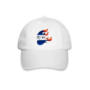 Flagge von Honduras - Honduras - Ninja - Baseballkappe - Weiß/Weiß - Vorne