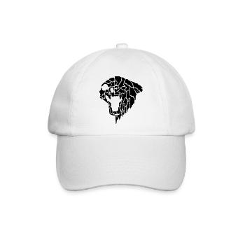 Stammes-Bär - Baseballkappe - Weiß/Weiß - Vorne
