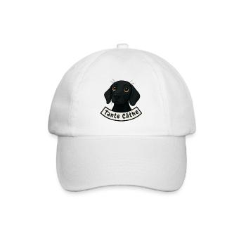 Schweißhund Tante Cäthe - Baseballkappe - Weiß/Weiß - Vorne