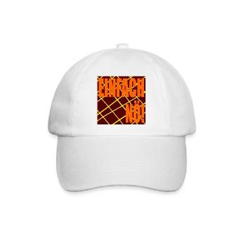 EINFACH NEIN - Baseballkappe - Weiß/Weiß - Vorne