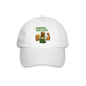 Die Narren aus der Stadt - Baseballkappe - Weiß/Weiß - Vorne