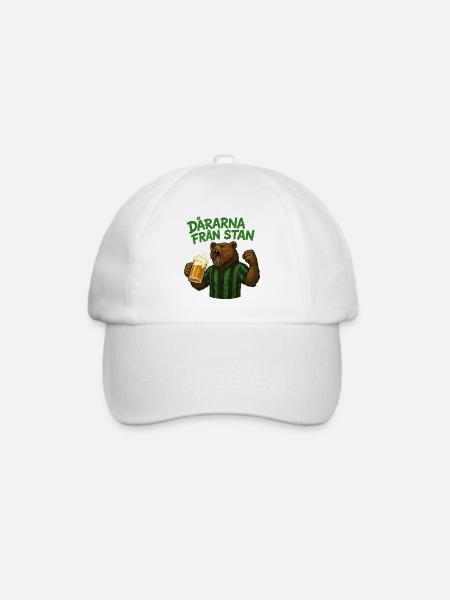 Die Narren aus der Stadt - Baseballkappe - Weiß/Weiß