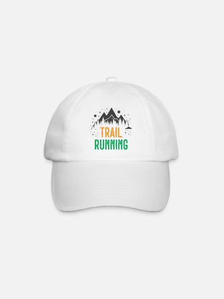 Trailrunning - Baseballkappe - Weiß/Weiß