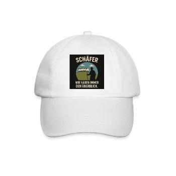 Schäferblick Wir haben Überblick - Baseballkappe - Weiß/Weiß - Vorne