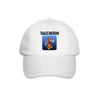 TAUCHEN TAUCHERIN HAMBURG FRANZBRÖTCHEN - Baseballkappe - Weiß/Weiß - Vorne