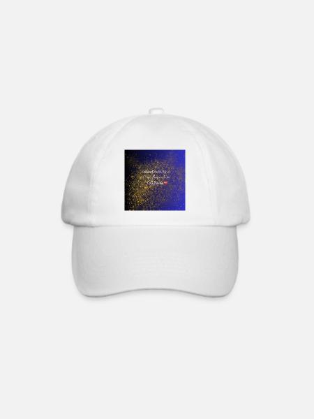 I am a Magnet for positivity - Baseballkappe - Weiß/Weiß