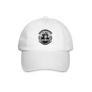 Saufkommando - Playa Crew - Malle Edition  - Baseballkappe - Weiß/Weiß - Vorne