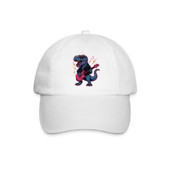Rock Dino - Baseballkappe - Weiß/Weiß - Vorne