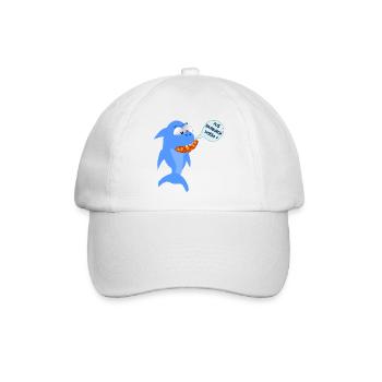 Hai Hamburg Franzbrötchen - Baseballkappe - Weiß/Weiß - Vorne