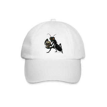 Gottesanbeterin - Baseballkappe - Weiß/Weiß - Vorne
