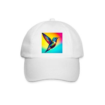 Kolibri - Baseballkappe - Weiß/Weiß - Vorne