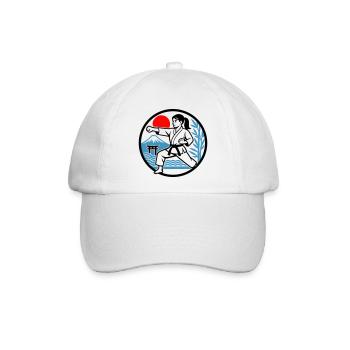 KIarate Nature - Baseballkappe - Weiß/Weiß - Vorne