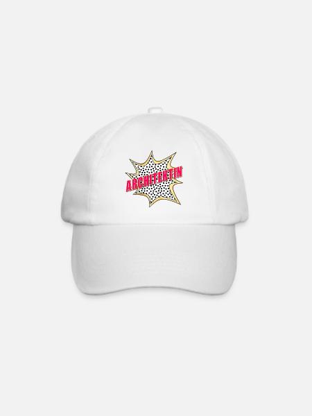 BAULEITUNG ARCHITEKTIN POP-ART - Baseballkappe - Weiß/Weiß