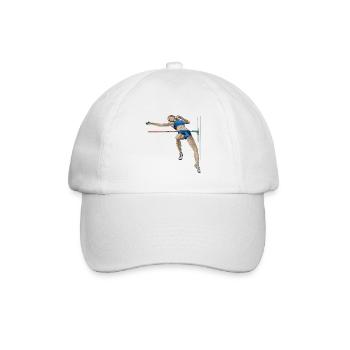 Hochsprung - Baseballkappe - Weiß/Weiß - Vorne