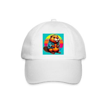 Bieber - Baseballkappe - Weiß/Weiß - Vorne