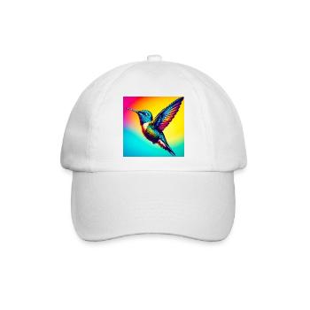 Kolibri - Baseballkappe - Weiß/Weiß - Vorne
