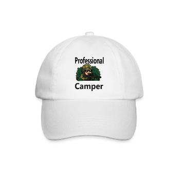 Professional Gamer Camper - Baseballkappe - Weiß/Weiß - Vorne