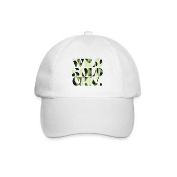 Wild Bold Chic Camouflage Chic - Baseballkappe - Weiß/Weiß - Vorne