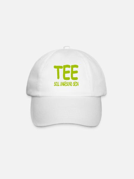 Tee - Baseballkappe - Weiß/Weiß