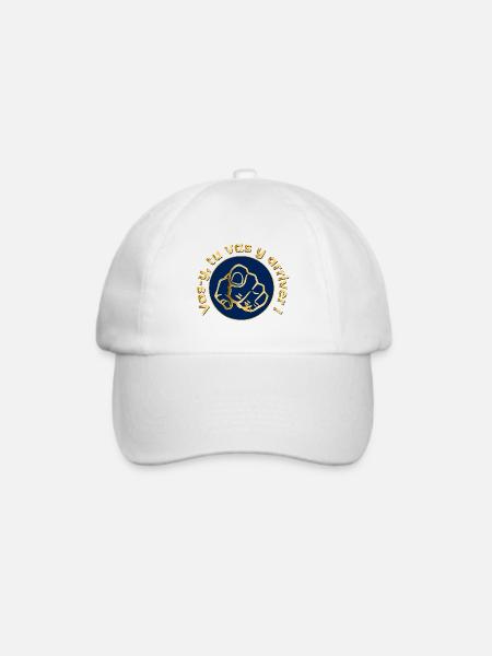 Go Motivation - Baseballkappe - Weiß/Weiß