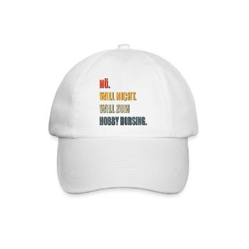 HOBBY HORSING MOTIVATION - Baseballkappe - Weiß/Weiß - Vorne