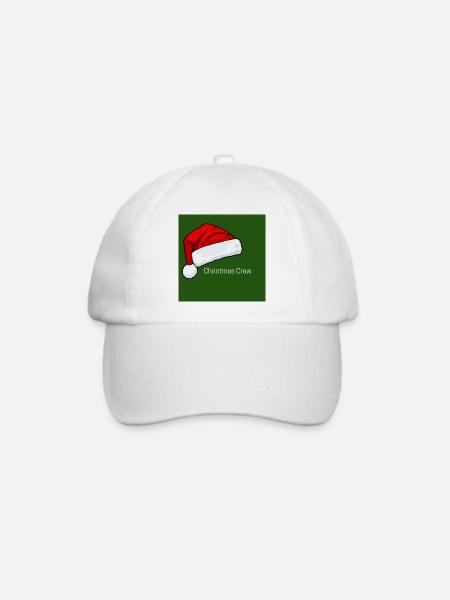 Christmas Crew - Baseballkappe - Weiß/Weiß