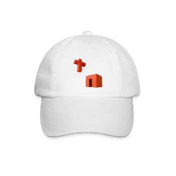 Kruzifix Kaaba - Baseballkappe - Weiß/Weiß - Vorne