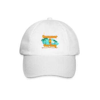 Surfing - Baseballkappe - Weiß/Weiß - Vorne