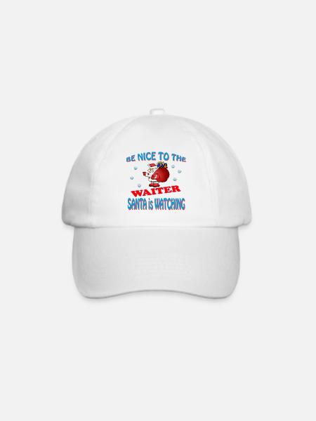 SANTA WAITER - Baseballkappe - Weiß/Weiß