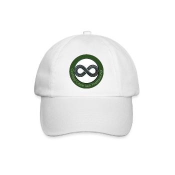 Grüner Circle Jerk Professional - Baseballkappe - Weiß/Weiß - Vorne