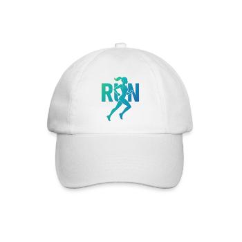 Schöne Sportlerin - Baseballkappe - Weiß/Weiß - Vorne