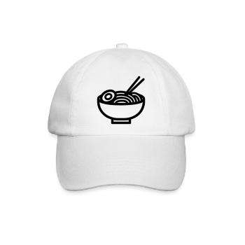 Ramen - Baseballkappe - Weiß/Weiß - Vorne