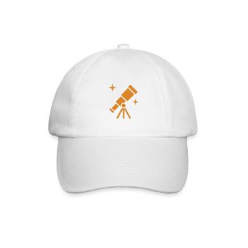 Teleskop - Baseballkappe - Weiß/Weiß - Vorne