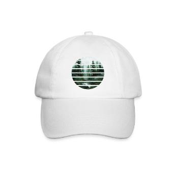 Wald - Baseballkappe - Weiß/Weiß - Vorne