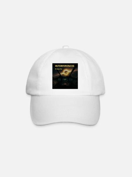 Nebula-Cockpit-Interferenz - Baseballkappe - Weiß/Weiß