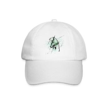 Stabhochsprung auf Éclats Verts - Baseballkappe - Weiß/Weiß - Vorne