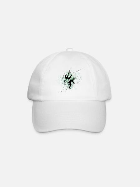 Green Splash Climber - Baseballkappe - Weiß/Weiß