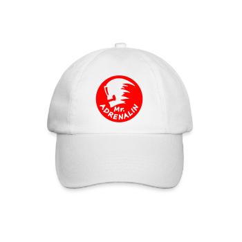Extremsport Mr. Adrenalin - Baseballkappe - Weiß/Weiß - Vorne