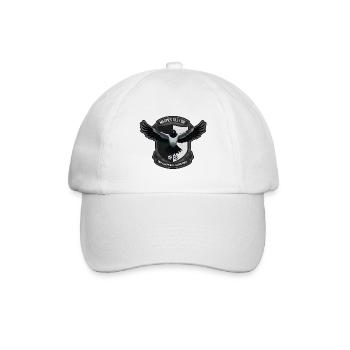 Magpies Crest - Baseballkappe - Weiß/Weiß - Vorne