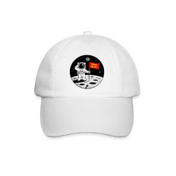 Norman Astronaut Normandy Pride Weltraumhumor - Baseballkappe - Weiß/Weiß - Vorne