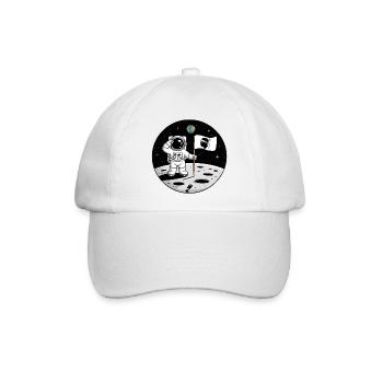 Norman Astronaut Normandy Pride Weltraumhumor - Baseballkappe - Weiß/Weiß - Vorne