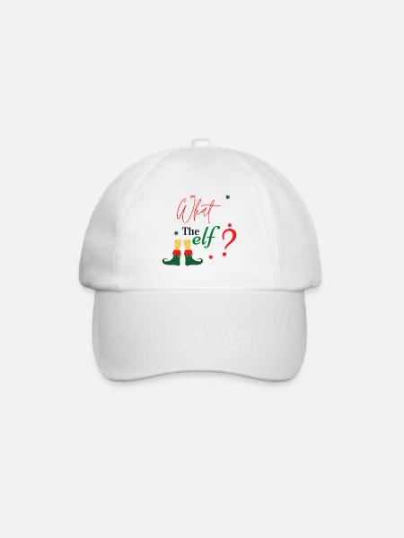What The Elf? - Baseballkappe - Weiß/Weiß