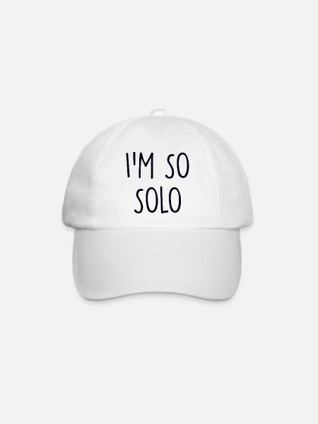Solo - Baseballkappe - Weiß/Weiß