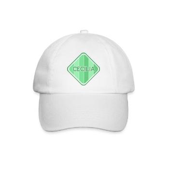 Geschenk für Vor - Baseballkappe - Weiß/Weiß - Vorne