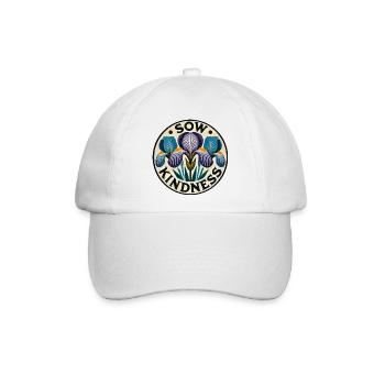 Sä-Freundlichkeit Iris-Kreis - Baseballkappe - Weiß/Weiß - Vorne