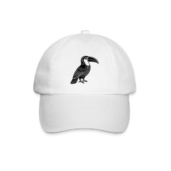 Tukan - Baseballkappe - Weiß/Weiß - Vorne