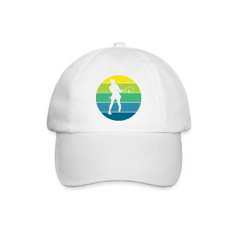 Tennis - Baseballkappe - Weiß/Weiß - Vorne